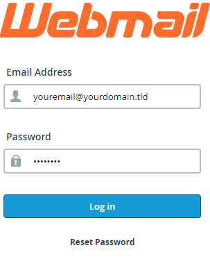 cpanel webmail login page